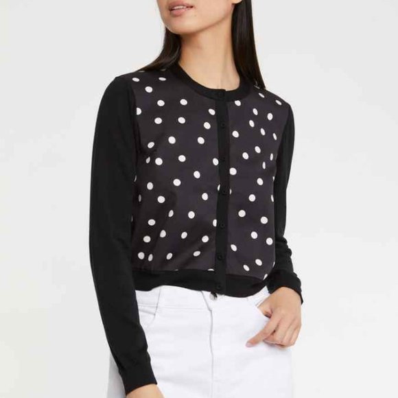 Paule KA Polka Dot Inset Cardigan - Picture 9 of 9